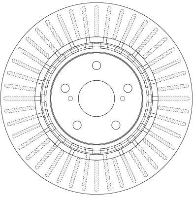 Stabdžių diskas TRW DF6265