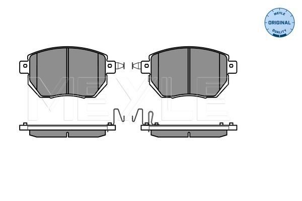 Stabdžių trinkelių rinkinys, diskinis stabdys MEYLE 025 240 5615/W