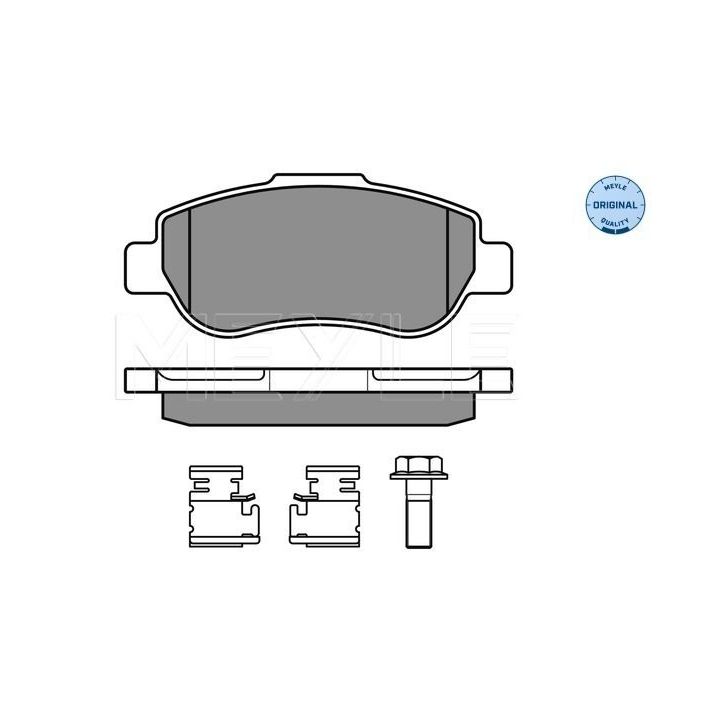 Stabdžių trinkelių rinkinys, diskinis stabdys MEYLE 025 240 7217/W