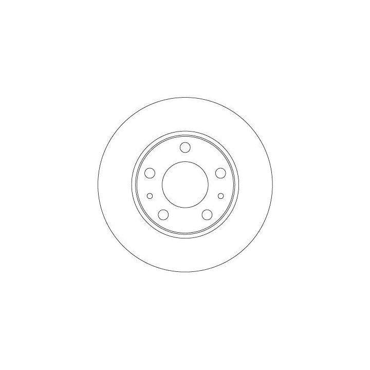 Stabdžių diskas TRW DF6287