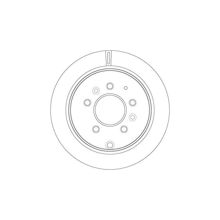 Stabdžių diskas TRW DF6291