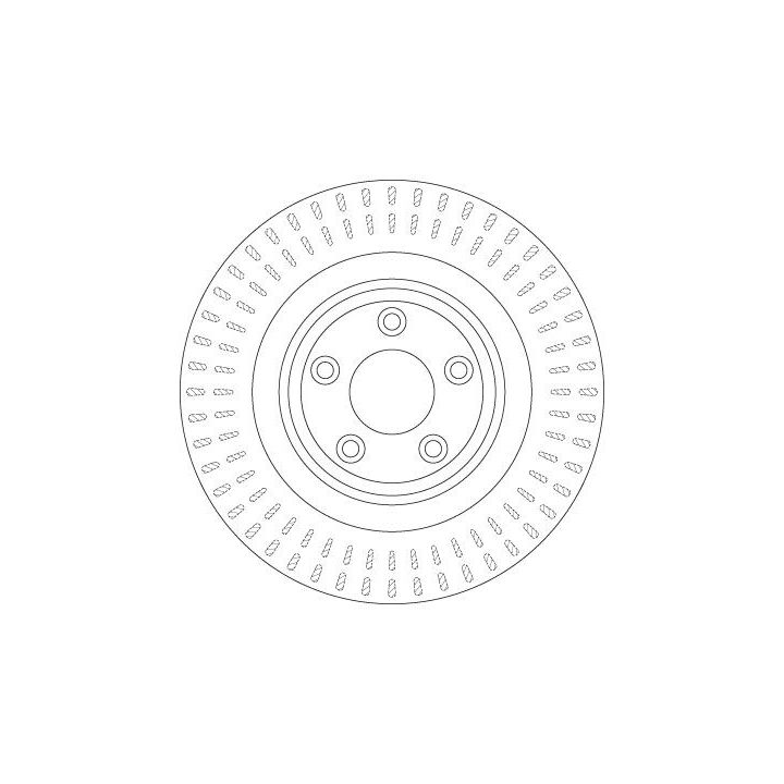 Stabdžių diskas TRW DF6295