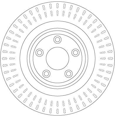 Stabdžių diskas TRW DF6295