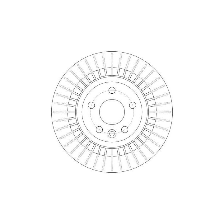 Stabdžių diskas TRW DF6308