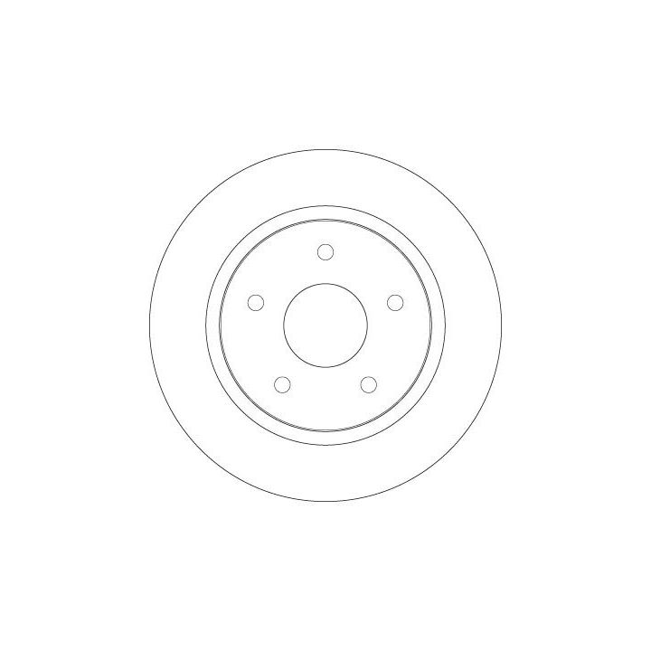 Stabdžių diskas TRW DF6325