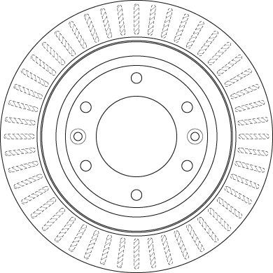 Stabdžių diskas TRW DF6350