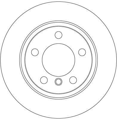 Stabdžių diskas TRW DF6353