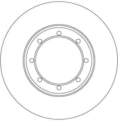Stabdžių diskas TRW DF6372