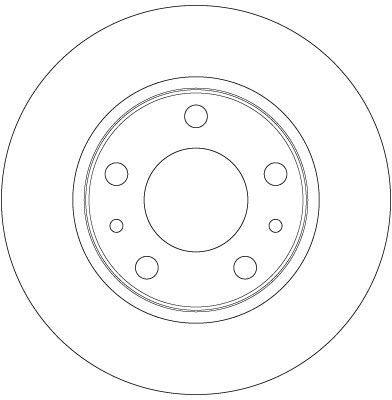 Stabdžių diskas TRW DF6412