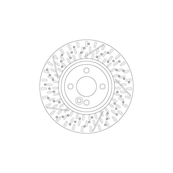 Stabdžių diskas TRW DF6422