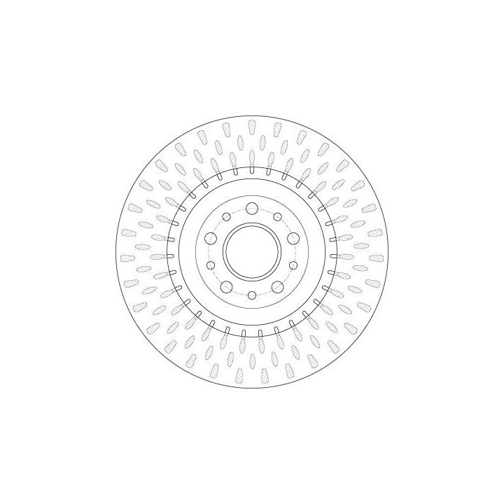 Stabdžių diskas TRW DF6424