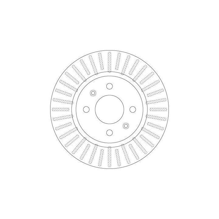 Stabdžių diskas TRW DF6431