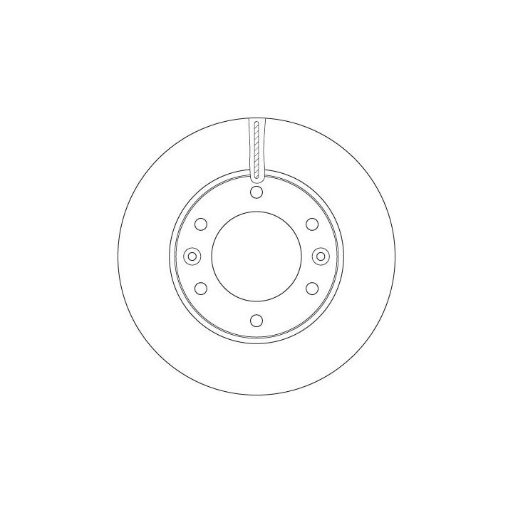 Stabdžių diskas TRW DF6446