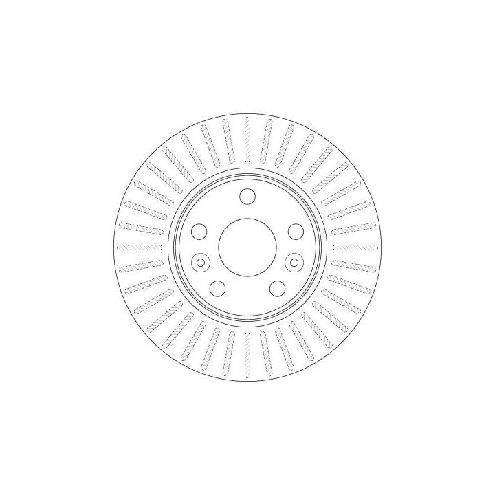 Stabdžių diskas TRW DF6448