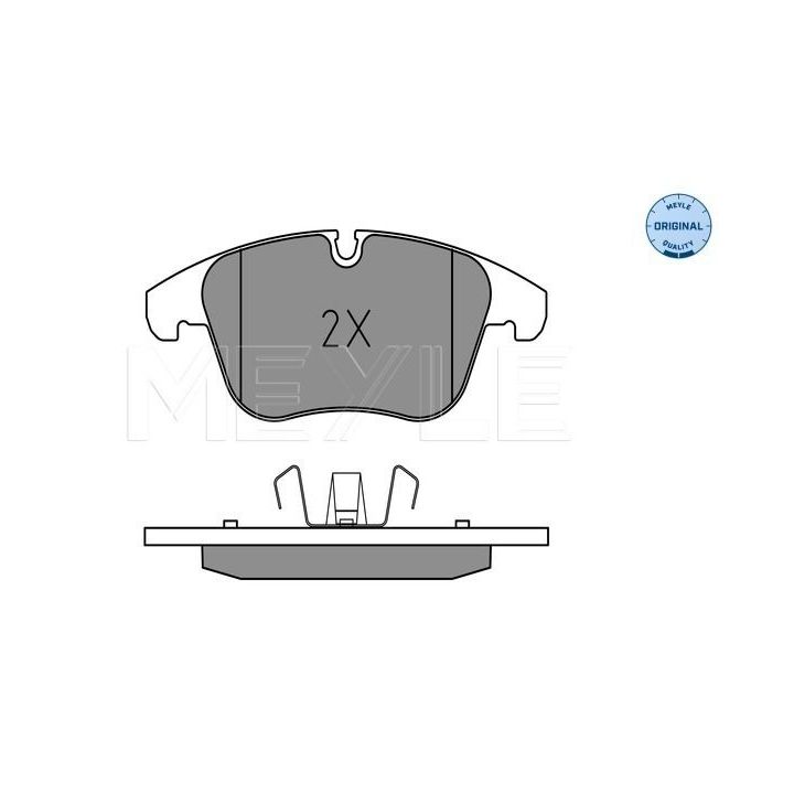 Stabdžių trinkelių rinkinys, diskinis stabdys MEYLE 025 240 8418