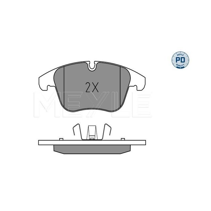 Stabdžių trinkelių rinkinys, diskinis stabdys MEYLE 025 240 8418/PD