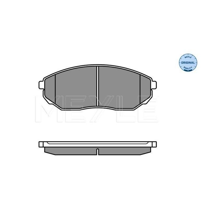Stabdžių trinkelių rinkinys, diskinis stabdys MEYLE 025 240 9217/W