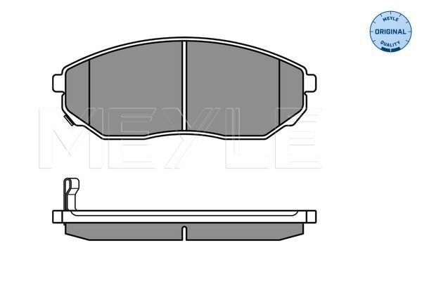 Stabdžių trinkelių rinkinys, diskinis stabdys MEYLE 025 240 9217/W
