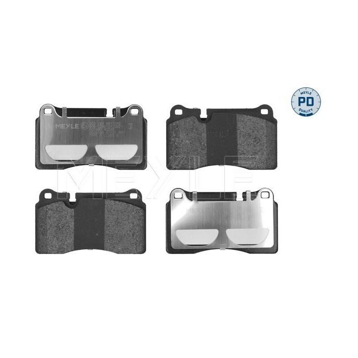 Stabdžių trinkelių rinkinys, diskinis stabdys MEYLE 025 240 9817/PD