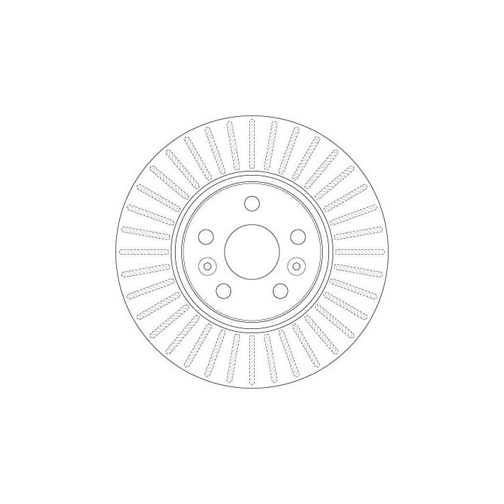 Stabdžių diskas TRW DF6449