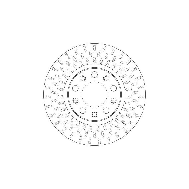 Stabdžių diskas TRW DF6450