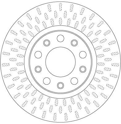 Stabdžių diskas TRW DF6450