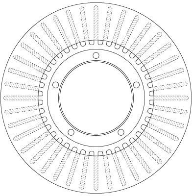 Stabdžių diskas TRW DF6486