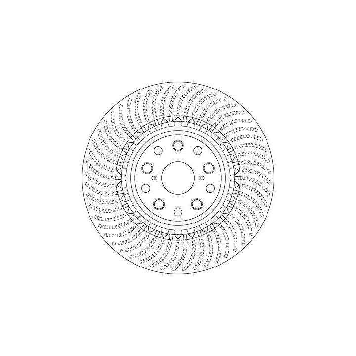Stabdžių diskas TRW DF6488S