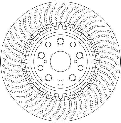 Stabdžių diskas TRW DF6488S