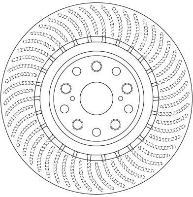 Stabdžių diskas TRW DF6489S
