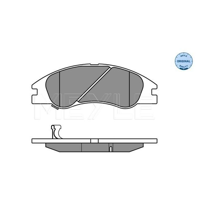 Stabdžių trinkelių rinkinys, diskinis stabdys MEYLE 025 242 1817/W