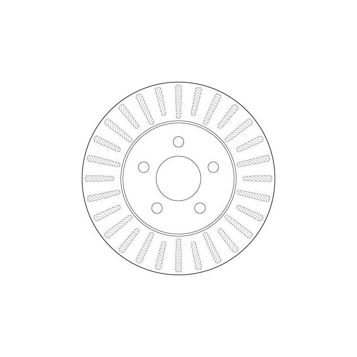 Stabdžių diskas TRW DF6491