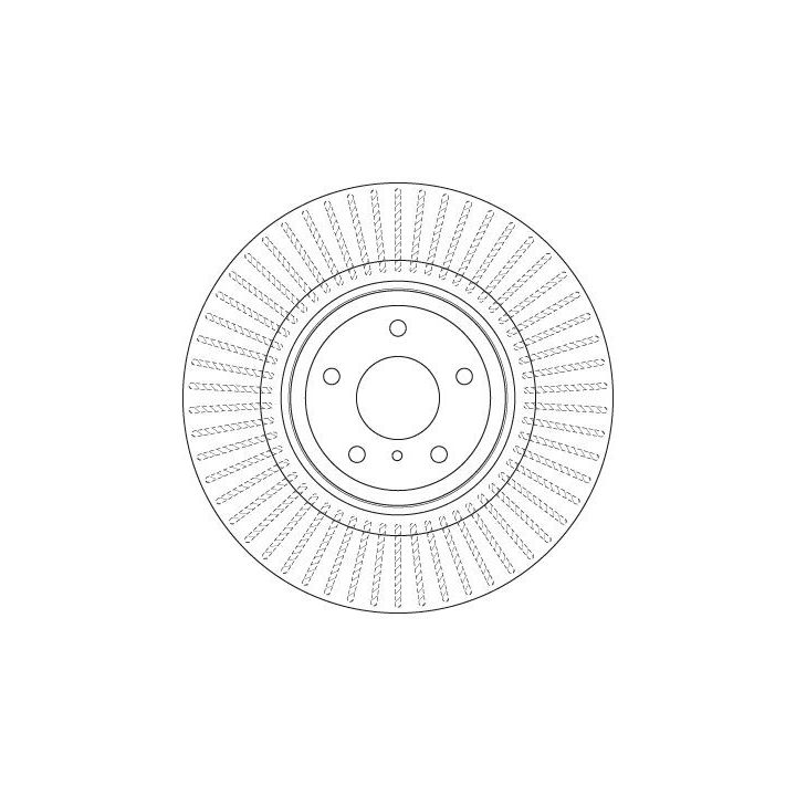 Stabdžių diskas TRW DF6498S