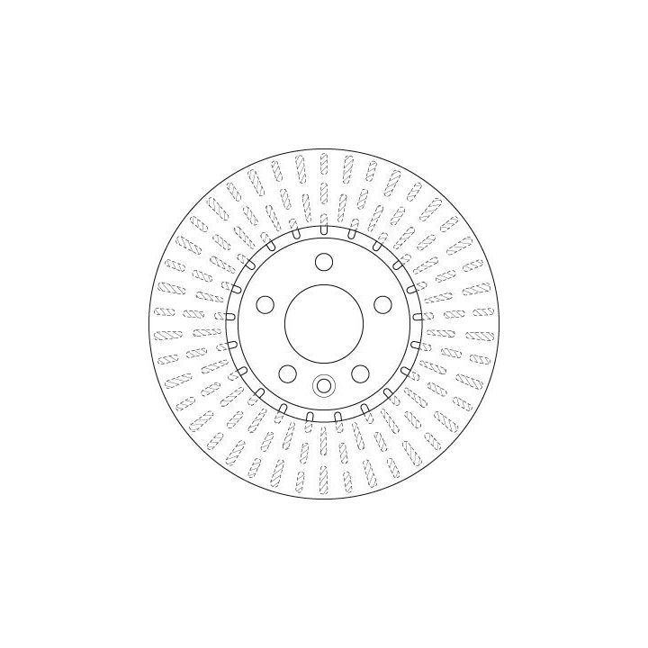 Stabdžių diskas TRW DF6499S