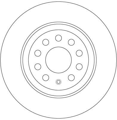 Stabdžių diskas TRW DF6504