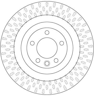 Stabdžių diskas TRW DF6505S