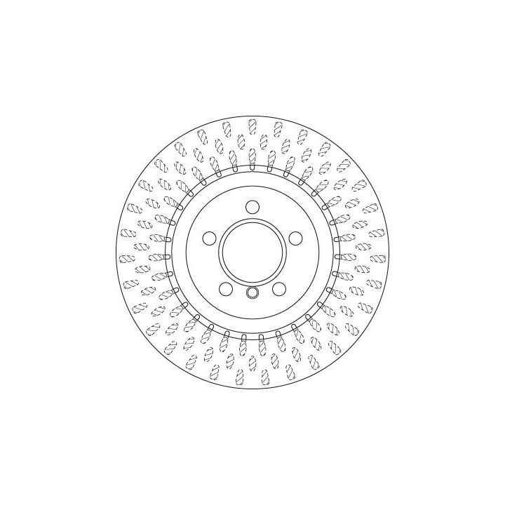 Stabdžių diskas TRW DF6506S
