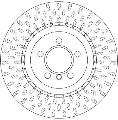 Stabdžių diskas TRW DF6506S