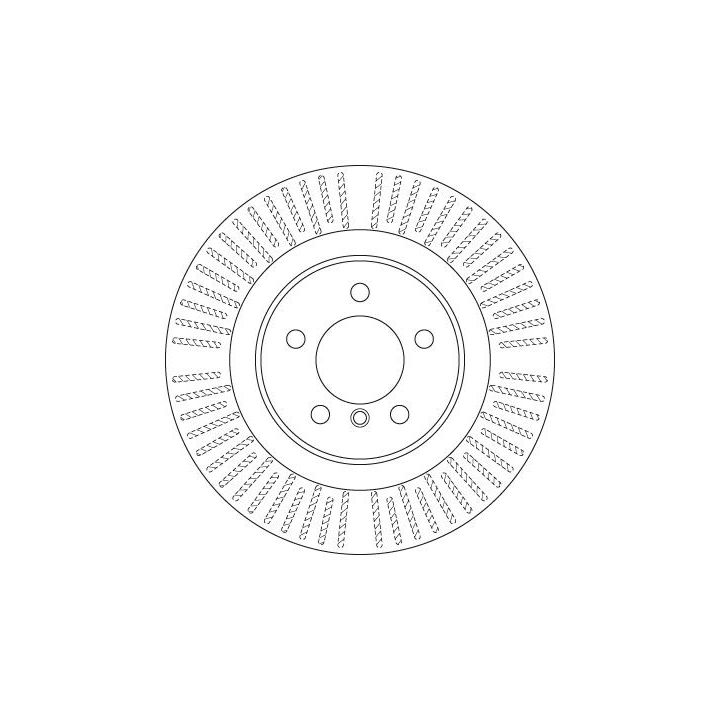 Stabdžių diskas TRW DF6507S