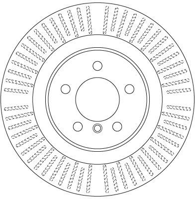Stabdžių diskas TRW DF6507S