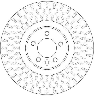 Stabdžių diskas TRW DF6508S