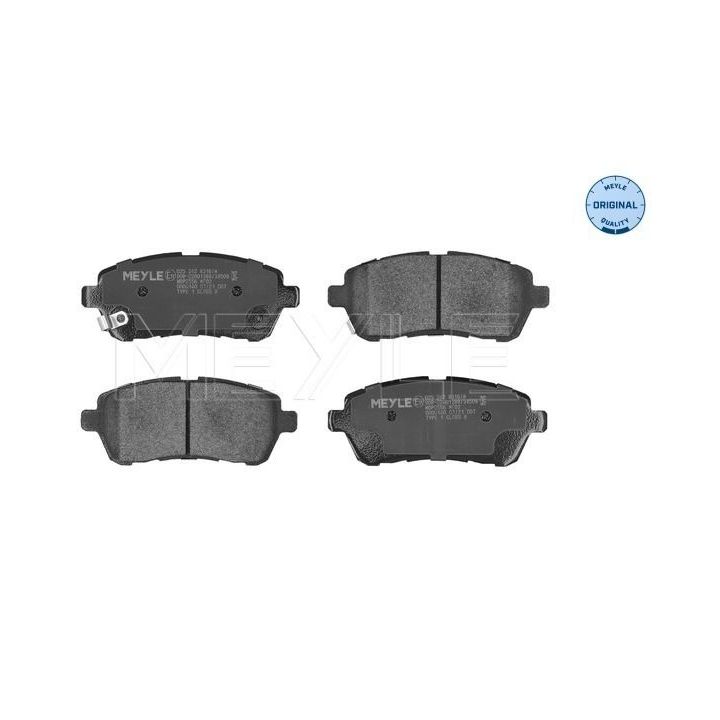 Stabdžių trinkelių rinkinys, diskinis stabdys MEYLE 025 242 8316/W