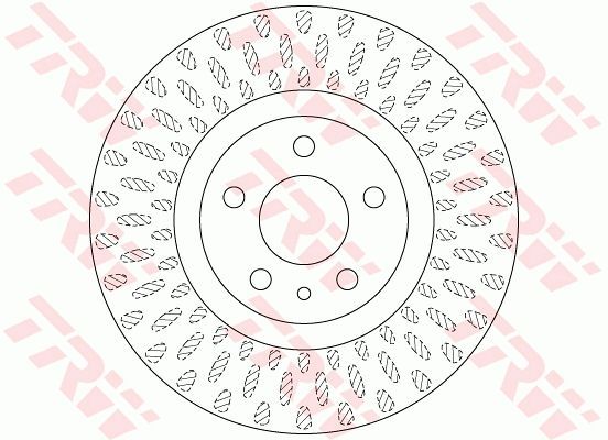 Stabdžių diskas TRW DF6522