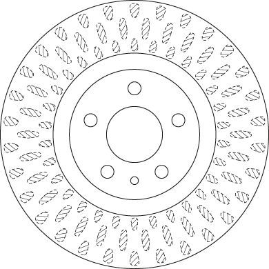 Stabdžių diskas TRW DF6522