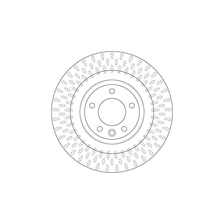 Stabdžių diskas TRW DF6528S