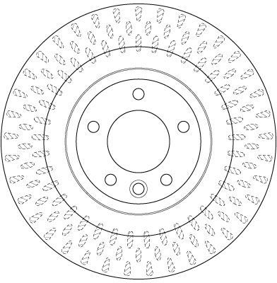 Stabdžių diskas TRW DF6528S