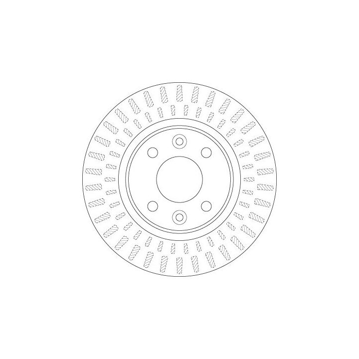 Stabdžių diskas TRW DF6534