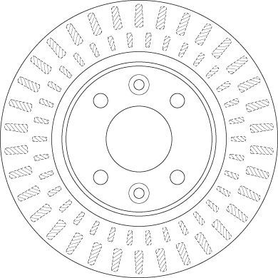 Stabdžių diskas TRW DF6534