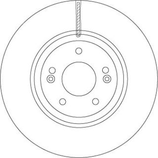 Stabdžių diskas TRW DF6545S