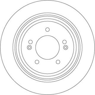 Stabdžių diskas TRW DF6573